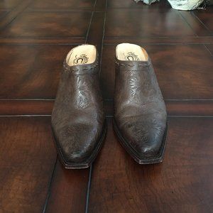 Charlie 1 Horse by Lucchese - Leather Mules / Clogs EUC - Sz 8.5